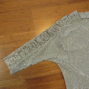 Vintage Lame Top Sliver Black Disco Era Size Small